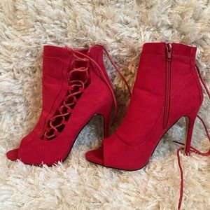 Red high heels